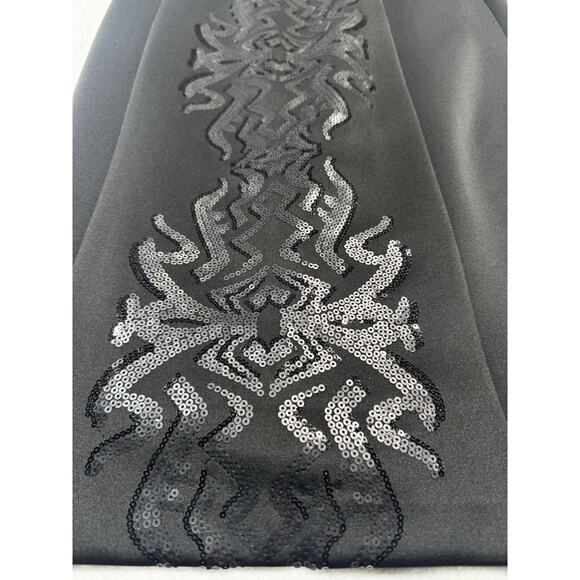 Maggy London Black Sequined Sheath Dress Size 10 NWT Holiday Cocktail MSRP 148 - Picture 5 of 10